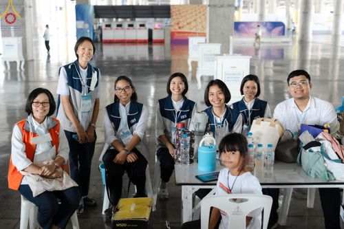 ภาพ No.59365:การอบรมอาสาสมัคร  เตรียมงานและจัดถวายภัตตาหาร แด่พระสังฆาธิการ 10,000 กว่าวัดทั่วประเทศ ในวันที่ 21-22 เมษายน พ.ศ.2567 เพื่องานวันคุ้มครองโลก จัดโดย ชมรมพุทธศาสตร์สากลฯ