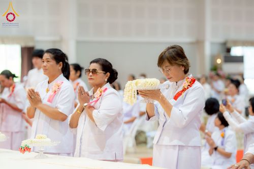 ภาพ No.254809:วันที่ 15 ตุลาคม พ.ศ. 2568 พิธีบรรจุพระบรมสารีริกธาตุภายในพระเกตุองค์พระประธาน สมโภชพระประธาน พระธรรมกาย ณ ศูนยอบรมเยาวชนกาญจนบุรี