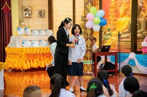 ภาพ No.184187:กิจกรรมวันรวมพลังเด็กดี V-Star จังหวัดตาก ประจำปี 2567  วันที่ 6 ธันวาคม พ.ศ. 2567 ณ วัดดอนเจดีย์ อ.พบพระ จ.ตาก