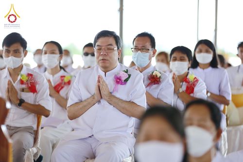 ภาพ No.76206:พิธีกลั่นแผ่นดินสร้างมหาเจดีย์ปัตตานี , พิธีตักบาตรแด่พระภิกษุสงฆ์ 159 รูป ,  พิธีทอดผ้าป่า , พิธีโปรยรัตนชาติ ,  พิธีจุดประทีปถวายเป็นพุทธบูชา ณ ศูนย์อบรมเยาวชนปัตตานี จ.ปัตตานี วันอาทิตย์ที่ 5 กุมภาพันธ์ พ.ศ.2566