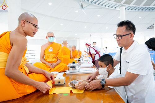 ภาพ No.85676:พิธีบุพเปตพลีครั้งที่ 138 ร่วมอุทิศบุญแด่หมู่ญาติที่ล่วงลับไปแล้ว และสืบทอดอายุพระพุทธศาสนา วันพุธที่ 16 สิงหาคม พ.ศ. 2566 (วันพระแรม 15 ค่ำ เดือน 8-8 ณ หอฉันคุณยายอาจารย์ฯ วัดพระธรรมกาย