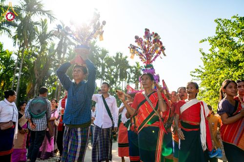 ภาพ No.176187:พิธีทอดกฐินสมทบ โดยมูลนิธิธรรมกาย ในนามหลวงพ่อธัมมชโย ณ วัดสัทธนารามา บานา วิหาร เมืองไดยุน รัฐอรุนาจาลประเทศ ประเทศอินเดีย วันที่ 15 พฤศจิกายน พ.ศ. 2567