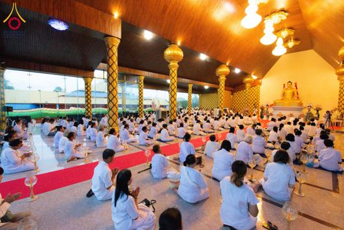 ภาพ No.210680:วันพฤหัสบดีที่ 13 มีนาคม พ.ศ. 2568  สมโภชพระประธานอุโบสถวัดป่าอุบลแก้ว จังหวัดอุบลราชธานี