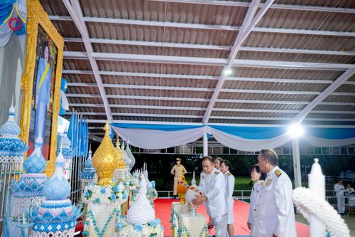 ภาพ No.148200:กิจกรรมเฉลิมพระเกียรติ สมเด็จพระนางเจ้าสิริกิติ์ พระบรมราชินีนาถ พระบรมราชชนนีพันปีหลวง เนื่องในโอกาสวันเฉลิมพระชนมพรรษา วันจันทร์ที่ 12 สิงหาคม พ.ศ. 2567 ณ อาคารโถงช้างฯ วัดพระธรรมกาย 