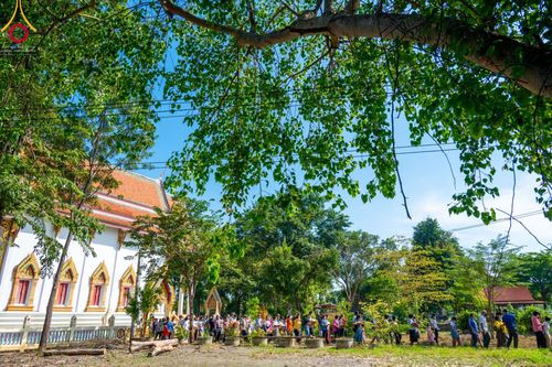 ภาพ No.63798:พิธีทอดกฐินสามัคคีทั่วไทย 5,000 วัด โดยคณะศิษยานุศิษย์วัดพระธรรมกาย น้อมบูชาธรรม 78 ปี หลวงพ่อธัมมชโย วันที่ 5 พฤศจิกายน พ.ศ. 2565 ณ วัดโพธิ์นางเทรา อ.เมือง จ.สุพรรณบุรี