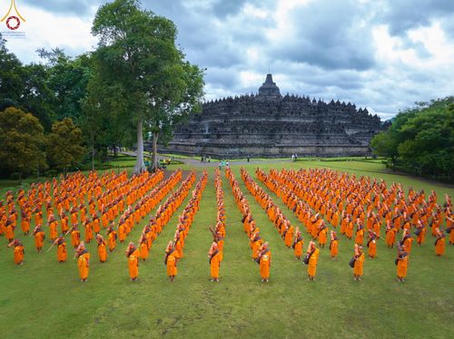 ภาพ No.68427:ธรรมยาตรา ณ มหาเจดีย์บรมพุทโธ ประเทศอินโดนีเซีย วันที่ 24 ธันวาคม พ.ศ. 2565