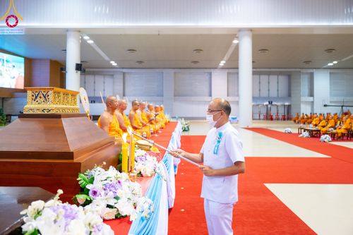 ภาพ No.90815:พิธีบำเพ็ญกุศลสวดพระอภิธรรม  อุบาสกถาวร พรหมถาวร (อุบาสกผู้ปั้นพระ) คืนที่ 4 วันอังคารที่ 17 ตุลาคม พ.ศ. 2566 ณ ห้องแก้วสารพัดนึก 1 สภาธรรมกายสากล วัดพระธรรมกาย จ.ปทุมธานี