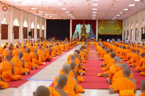 ภาพ No.67788:พิธีเจริญพระพุทธมนต์และถวายภัตตาหารเป็นสังฆทาน วันศุกร์ที่ 9 ธันวาคม พ.ศ. 2565 โครงการอุปสมบท รุ่นบูชาธรรมมหาปูชนียาจารย์ ณ วัดพระพุทธบาทราชวรมหาวิหาร อ.พระพุทธบาท จ.สระบุรี