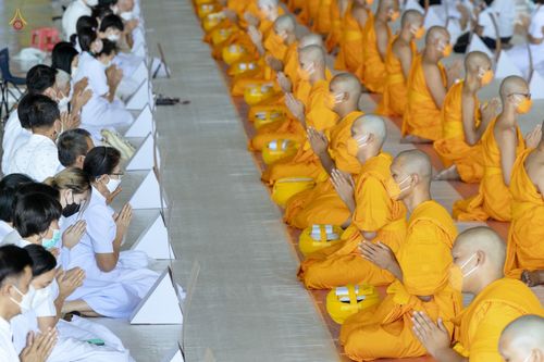 ภาพ No.44416:ประมวลภาพพิธีบรรพชา และพิธีถวายบาตร โครงการบวชภาคฤดูร้อน พ.ศ. 2565