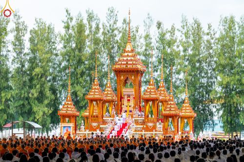 ภาพ No.48955:ประมวลภาพพิธีพระราชทานเพลิงศพ พระสุธรรมญาณวิเทศ (สุธรรม สุธมฺโม)