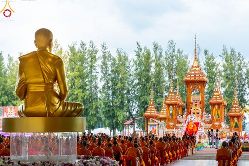ภาพ No.48959:ประมวลภาพพิธีพระราชทานเพลิงศพ พระสุธรรมญาณวิเทศ (สุธรรม สุธมฺโม)