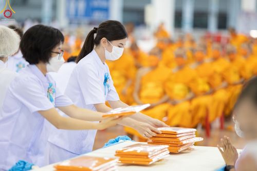 ภาพ No.46934:ประมวลภาพพิธีทอดผ้าป่าธรรมชัย ณ วัดพระธรรมกาย (5 มิถุนายน พ.ศ. 2565)