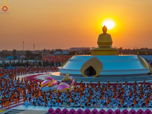ภาพ No.116796:พิธีต้อนรับพระธรรมยาตรา ปีที่ 12 ณ อนุสรณ์สถานบางปลา จ.นครปฐม วันที่ 21 มกราคม พ.ศ. 2567