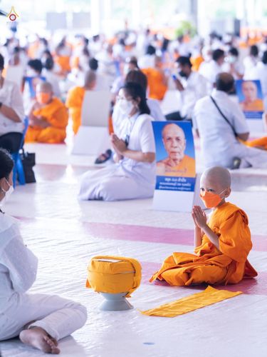 ภาพ No.44418:ประมวลภาพพิธีบรรพชา และพิธีถวายบาตร โครงการบวชภาคฤดูร้อน พ.ศ. 2565