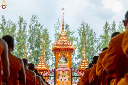 ภาพ No.48957:ประมวลภาพพิธีพระราชทานเพลิงศพ พระสุธรรมญาณวิเทศ (สุธรรม สุธมฺโม)