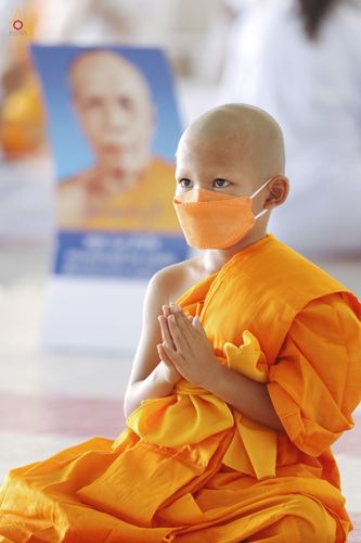 ภาพ No.44419:ประมวลภาพพิธีบรรพชา และพิธีถวายบาตร โครงการบวชภาคฤดูร้อน พ.ศ. 2565