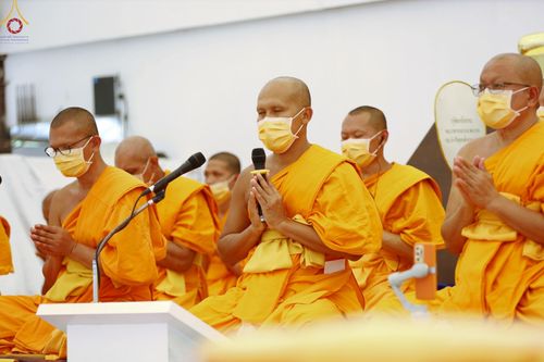 ภาพ No.76874:พิธีทอดผ้าป่าแก้วสำเร็จ เพื่อปูพื้นอาคารอเนกประสงค์ทั้ง 4 หลัง วันอาทิตย์ที่ 26 กุมภาพันธ์ พ.ศ. 2566 ณ ศูนย์ปฏิบัติธรรมนานาชาติเบตง จ.ยะลา