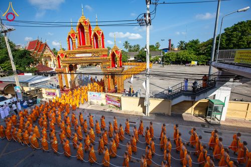 ภาพ No.211361:วันอาทิตย์ที่ 16 มีนาคม พ.ศ. 2568 ธรรมยาตราอัญเชิญพระบรมสารีริกธาตุ รอบเมืองปัตตานี ประดิษฐาน ณ ปทุมเจดีย์ เจดีย์พระพุทธเจ้า 5 พระองค์  ศูนย์อบรมเยาวชนปัตตานี