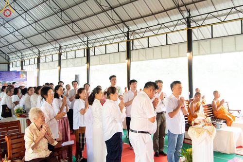 ภาพ No.92706:พิธีทอดกฐินวัดศรีวรรณวนาราม จ.ปทุมธานี และพิธีอัญเชิญพระสารีริกธาตุ วันที่ 4 พฤศจิกายน พ.ศ. 2566