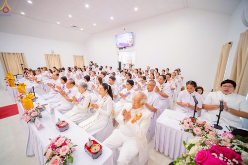 ภาพ No.234597:วันอาทิตย์ที่ 20 กรกฎาคม  พ.ศ.2568 พิธีทอดผ้าป่าภาคพื้นอเมริกา พิธีเจริญพระพุทธมนต์ ฉลองอาคารแก้วธรรมชัยรัตนอนันต์ วัดพระธรรมกายเทนเนสซี ประเทศสหรัฐอเมริกา