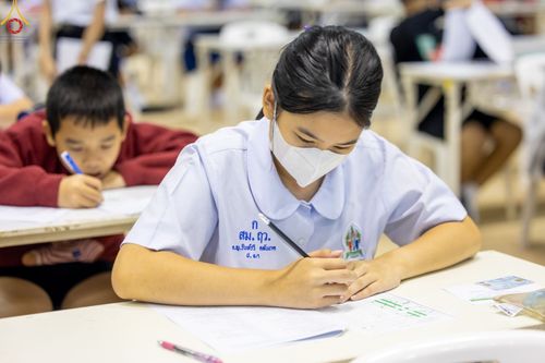 ภาพ No.104257:โครงการตอบปัญหาธรรมะทางก้าวหน้า ครั้งที่ 41 รอบชิงชนะเลิศระดับชาติ วันเสาร์ที่ 23 ธันวาคม พ.ศ. 2566 ณ ห้องแก้วสารพัดนึก วัดพระธรรมกาย จัดโดย ชมรมพุทธศาสตร์สากล