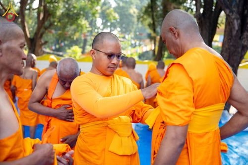 ภาพ No.209983:วันอังคารที่ 4 มีนาคม พ.ศ. 2568 พิธีบรรพชาสามเณรเนปาล 500 รูป ณ ลุมพินี ประเทศเนปาล