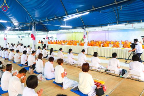 ภาพ No.116498:พิธีถวายภัตตาหารเป็นสังฆทาน แด่คณะพระธรรมยาตรา ปีที่ 12 วันที่ 22 มกราคม พ.ศ. 2567 ณ อนุสรณ์สถานบางนางแท่น จ.นครปฐม