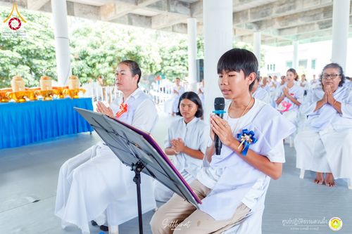 ภาพ No.158753:พิธีทอดผ้าป่า ศูนย์ปฏิบัติธรรมสวนผึ้ง จ.ราชบุรี วันที่ 15 กันยายน พ.ศ. 2567