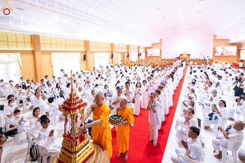 ภาพ No.89754:พิธีวางแผ่นจารึกชื่อ เพื่อนำไปประดิษฐานไว้ในฐานองค์พระประธาน เนื่องในโอกาสครบรอบ 10 ปี ศูนย์ปฏิบัติธรรมนครราชสีมา วันอาทิตย์ที่ 24 กันยายน พ.ศ. 2566