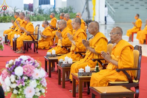 ภาพ No.85501:พิธีมุทิตาสักการะ พระราชาคณะ และพระครูสัญญาบัตร วันอาทิตย์ที่ 30 กรกฎาคม พ.ศ. 2566  ณ สภาธรรมกายสากล วัดพระธรรมกาย