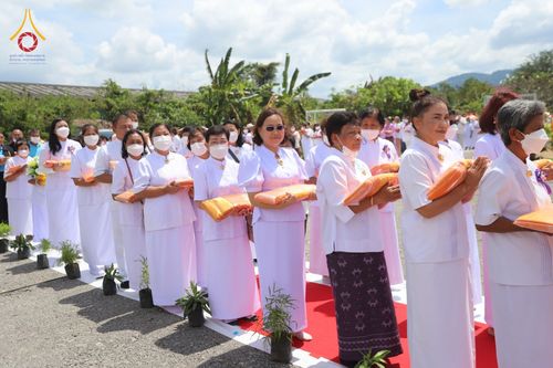 ภาพ No.75835:พิธีเปิดศูนย์ปฎิบัติธรรมและอบรมเยาวชน ,  พิธีทอดผ้าป่าเพื่อถมที่ดินเป็นปฐมฤกษ์  วันอาทิตย์ที่ 12 กุมภาพันธ์ พ.ศ. 2566  ณ ศูนย์ปฏิบัติธรรมและอบรมเยาวชนเมืองยะลา