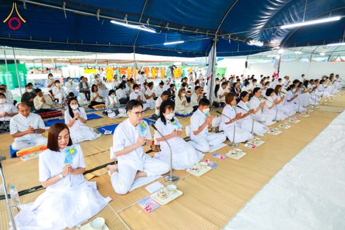 ภาพ No.119064:พิธีถวายภัตตาหารเป็นสังฆทาน แด่คณะพระธรรมยาตรา วันที่ 27 มกราคม พ.ศ. 2567 ณ อนุสรณ์สถานบางปลา จ.นครปฐม