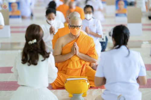 ภาพ No.44422:ประมวลภาพพิธีบรรพชา และพิธีถวายบาตร โครงการบวชภาคฤดูร้อน พ.ศ. 2565