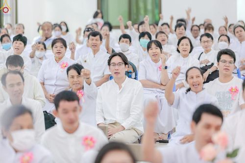 ภาพ No.246865:วันอาทิตย์ที่ 14 กันยายน พ.ศ. 2568 พิธีทอดผ้าป่า ซื้อดิน ปรับพื้นที่ลานธรรม  และพิธีกลั่นแผ่นดิน โปรยทราย สถาปนาองค์พระเจดีย์ เพื่อสร้างสันติภาพโลก  ณ ศูนย์ปฏิบัติธรรมสระบุรี อ.พระพุทธบาท จ.สระบุรี