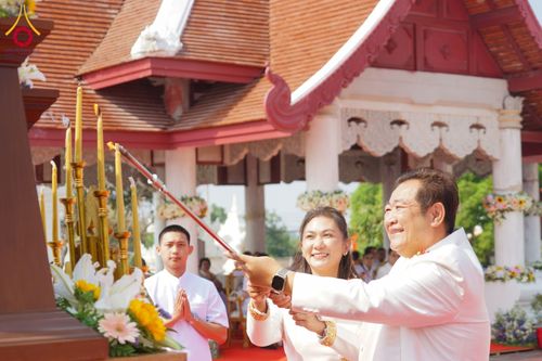 ภาพ No.61595:พิธีตัดลูกนิมิตผูกพัทธสีมา อุโบสถจิตตะอริยศุภกุล วันพฤหัสบดีที่ ๑๘ เมษายน พ.ศ.๒๕๖๗ ณ วัดกิ่วลม ตำบลบ่อหลวง อำเภอฮอด จังหวัดเชียงใหม่