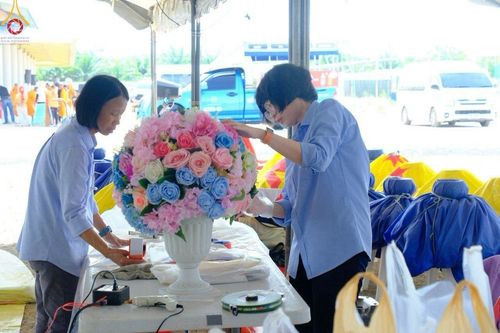 ภาพ No.211152:วันเสาร์ที่ 15 มีนาคม พ.ศ. 2568  การเตรียมงานของเจ้าหน้าที่ เพื่องานฉลองปทุมเจดีย์ ณ ศูนย์อบรมเยาวชนปัตตานี