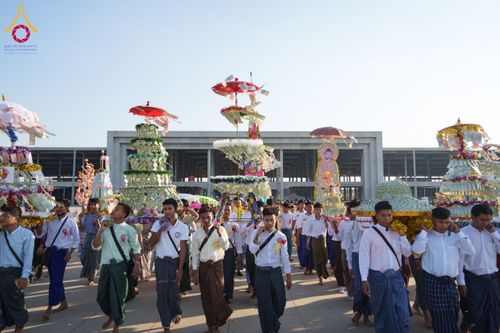 ภาพ No.178206:พิธีทอดผ้าป่าไทย-เมียนมา ครั้งที่ 7 วันอาทิตย์ที่ 1 ธันวาคม พ.ศ.2567 ณ สภาธรรมกายสากล  พระมหาธรรมกายเจดีย์ วัดพระธรรมกาย จ.ปทุมธานี