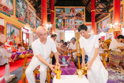 ภาพ No.169303:พิธีทอดกฐิน ณ วัดพุทธนิมิตร จ.เชียงใหม่ ในโครงการกฐินสามัคคีทั่วไทย 30,000 วัด บูชาธรรม 80 ปี หลวงพ่อธัมมชโย โดยคณะศิษยานุศิษย์วัดพระธรรมกาย วันที่ 24 ตุลาคม พ.ศ. 2567