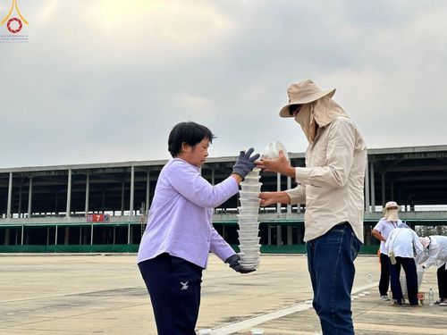 ภาพ No.122404:V.23 อีกนิด การเตรียมงาน เก็บงาน การรับบุญของเจ้าหน้าที่หน่วยงานต่างๆ เพื่อโครงการธรรมยาตรา ปีที่ 12 ระหว่างวันที่ 2 - 31 มกราคม พ.ศ. 2567