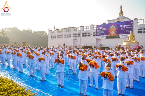 ภาพ No.130476:พิธีบรรพชาธรรมทายาท ในโครงการบรรพชา 1,250 รูป ณ แดนประสูติ สวนลุมพินี ประเทศเนปาล วันที่ 9 มีนาคม พ.ศ. 2567