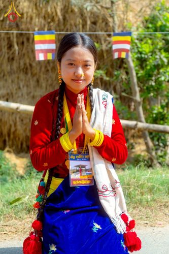 ภาพ No.212910:วันที่ 14 - 15 มีนาคม พ.ศ. 2568 คณะสงฆ์และสามเณรเดินธรรมยาตรา ในโครงการบวชสามเณรเนปาล 500 รูป ไปยังสถานที่รอบมายาเทวีและลุมพินีเกรด ณ ลุมพินี ประเทศเนปาล