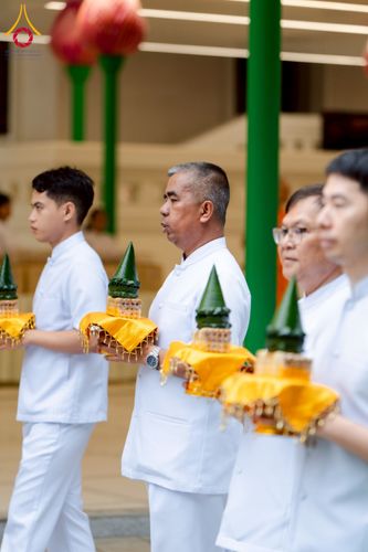 ภาพ No.223582:วันที่ 11 พฤษภาคม พ.ศ. 2568 พิธีบรรพชาของอุบาสก พิสิทธิ์ หมื่นแกล้ว  ณ วัดพระธรรมกาย