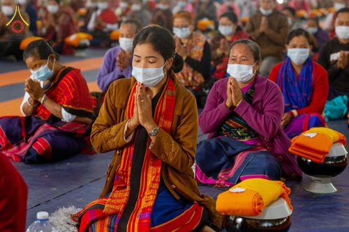 ภาพ No.75938:พิธีบรรพชาสามเณร ณ วัดปันชารี สันติปูร์ อรัญกฏิ เมืองคาร์กาชารี ประเทศบังกลาเทศ วันที่ 10 กุมภาพันธ์ พ.ศ. 2566