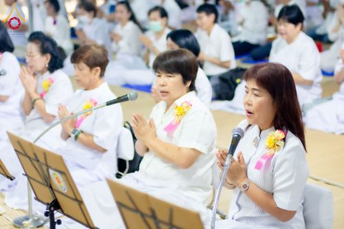 ภาพ No.117418:พิธีถวายภัตตาหารเป็นสังฆทาน แด่คณะพระธรรมยาตรา วันที่ 23 มกราคม พ.ศ. 2567 ณ อนุสรณ์สถานบางปลา อ.บางเลน จ.นครปฐม