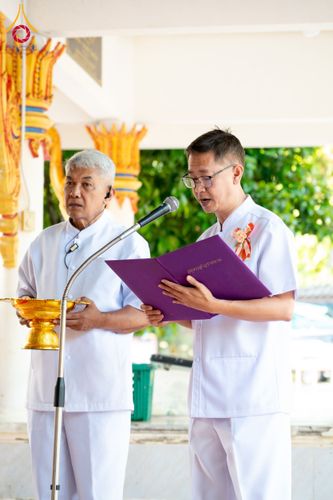 ภาพ No.208467:พิธีถวายสังฆทานแด่คณะสงฆ์ 323 วัด ปีที่ 21 ครั้งที่ 174 พิธีมอบกองทุนหนุนแรงใจช่วยครูใต้ ปีที่ 18 ครั้งที่ 138 และพิธีทำบุญอุทิศส่วนกุศลให้ผู้วายชนม์ ณ วัดบุณณาราม(วัดโคกงู) จ.นราธิวาส วันเสาร์ที่ 15 กุมภาพันธ์ พ.ศ.2568