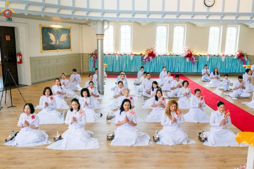 ภาพ No.82852:พิธีทอดผ้าป่าฉลองวัดพระธรรมกายนอร์ธสวีเดน  ในโอกาสสถาปนาครบรอบ 7 ปี  และพิธีวางแผ่นจารึกนามมงคล หน้าต่างบานทรัพย์ วันอาทิตย์ที่ 18 มิถุนายน พ.ศ.2566 ณ วัดพระธรรมกายนอร์ธสวีเดน ประเทศสวีเดน