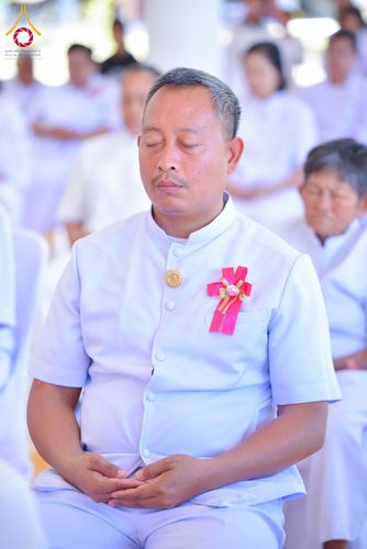 ภาพ No.313046:วันเสาร์ที่ 28 กุมภาพันธ์  พ.ศ. 2569 พิธีทอดผ้าป่าสามัคคีเพื่อสร้างอาคารที่พักสามเณร ณ ศูนย์ปฏิบัติธรรมสวนผึ้ง จ.ราชบุรี