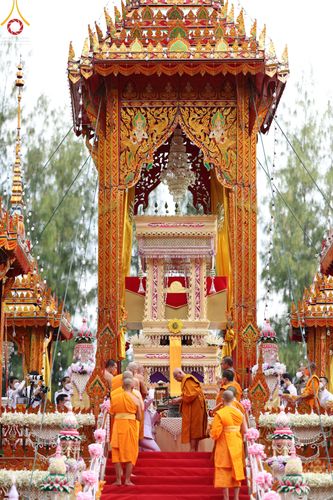 ภาพ No.48967:ประมวลภาพพิธีพระราชทานเพลิงศพ พระสุธรรมญาณวิเทศ (สุธรรม สุธมฺโม)