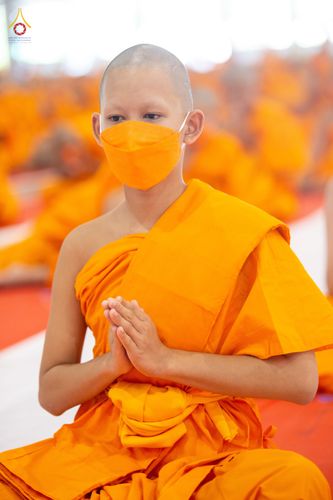 ภาพ No.79921:พิธีขอบรรพชา , พิธีคล้องอังสะ พิธีขอสรณคมน์และศีล , พิธีขอนิสสัย ในโครงการบรรพชาสามเณรฟื้นฟูพระพุทธศาสนาทั่วไทย วันเสาร์ที่ 8 เมษายน พ.ศ.2566