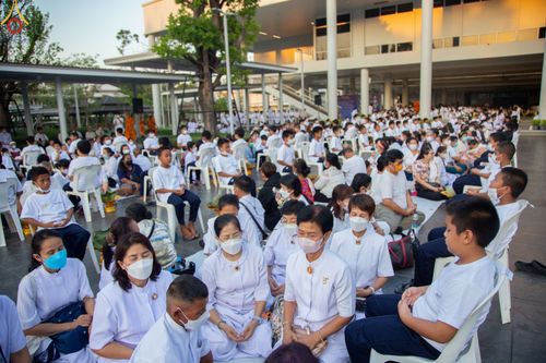 ภาพ No.78392:พิธีตัดปอยผม โครงการหน่อแก้วเปรียญธรรมรุ่นที่ 11  วันที่ 26 มีนาคม พ.ศ.2566  ณ หมู่กุฏิสามเณร อาคารค่ายจองแชมป์ วัดพระธรรมกาย